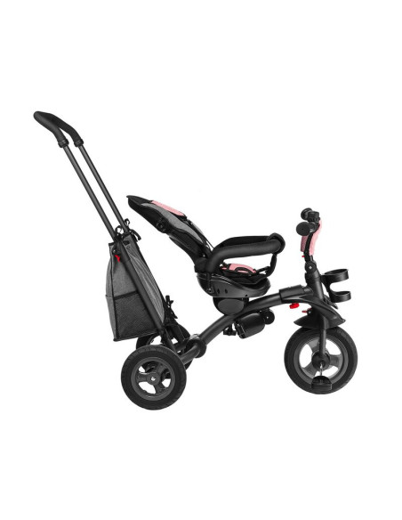 BN-LO-TRISCANDY_ROSE/GREY,Lionelo - Tricicleta Tris, Mecanism de pedalare libera, Suport picioare, Control al directiei, Scaun r