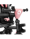 BN-LO-TRISCANDY_ROSE/GREY,Lionelo - Tricicleta Tris, Mecanism de pedalare libera, Suport picioare, Control al directiei, Scaun r