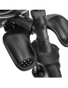 BN-LO-TRISCANDY_ROSE/GREY,Lionelo - Tricicleta Tris, Mecanism de pedalare libera, Suport picioare, Control al directiei, Scaun r