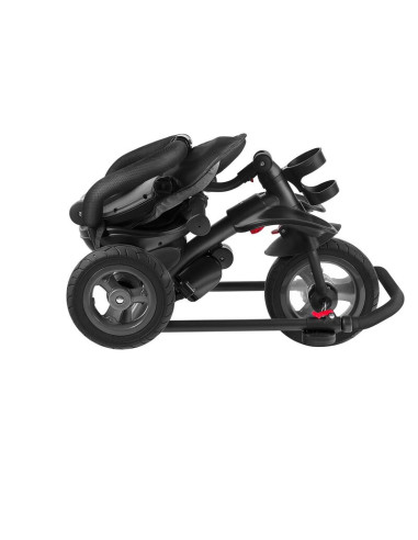 BN-LO-TRISCANDY_ROSE/GREY,Lionelo - Tricicleta Tris, Mecanism de pedalare libera, Suport picioare, Control al directiei, Scaun r