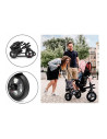 BN-LO-TRISCANDY_ROSE/GREY,Lionelo - Tricicleta Tris, Mecanism de pedalare libera, Suport picioare, Control al directiei, Scaun r