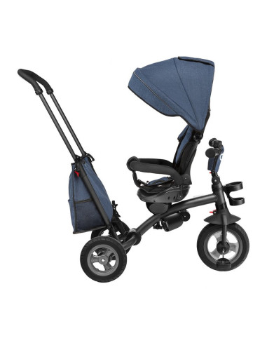 BN-LO-TRIS_JEANS,Lionelo - Tricicleta Tris, Mecanism de pedalare libera, Suport picioare, Control al directiei, Scaun reversibil
