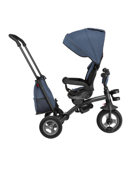 BN-LO-TRIS_JEANS,Lionelo - Tricicleta Tris, Mecanism de pedalare libera, Suport picioare, Control al directiei, Scaun reversibil