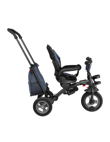 BN-LO-TRIS_JEANS,Lionelo - Tricicleta Tris, Mecanism de pedalare libera, Suport picioare, Control al directiei, Scaun reversibil