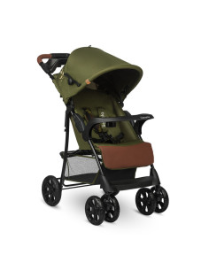 BN-LO-EMMA PLUS_FOREST_GREEN,Lionelo - Carucior sport Emma Plus, Cu tavita, 2 Suporturi pentru pahar, Geanta accesorii, Conform 