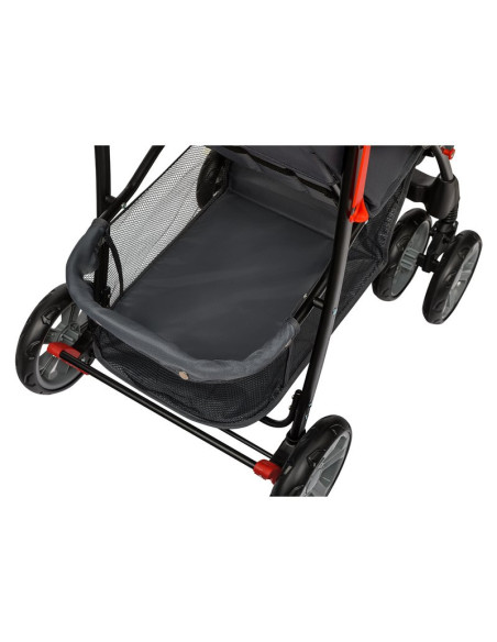 BN-LO-EMMA PLUS_PINK_SCANDI,Lionelo - Carucior sport Emma Plus, Cu tavita, 2 Suporturi pentru pahar, Geanta accesorii, Conform c