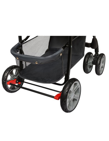 BN-LO-EMMA PLUS_PINK_SCANDI,Lionelo - Carucior sport Emma Plus, Cu tavita, 2 Suporturi pentru pahar, Geanta accesorii, Conform c