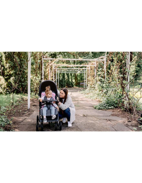 BN-LO-EMMA PLUS_PINK_SCANDI,Lionelo - Carucior sport Emma Plus, Cu tavita, 2 Suporturi pentru pahar, Geanta accesorii, Conform c