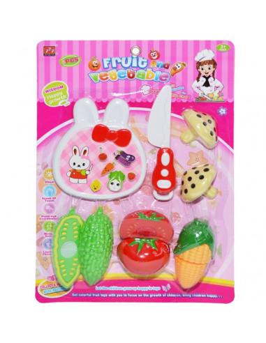 Fructe pretaiate, prindere cu arici, 1 set/blister,3226A