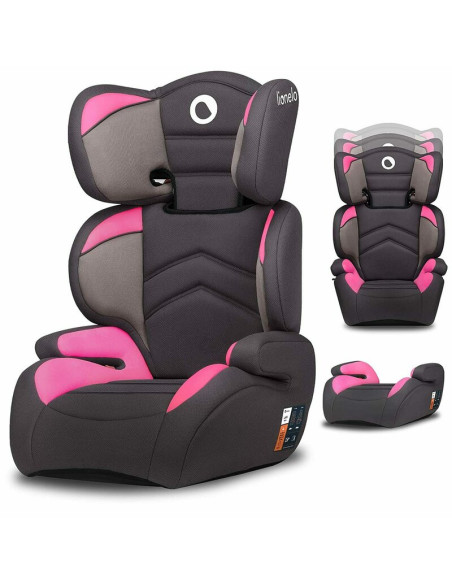 BN-LO-LARS_CANDY_PINK,Lionelo - Scaun auto Lars Candy Spatar detasabil, 15-36 Kg, Conform cu standardul european de securitate E