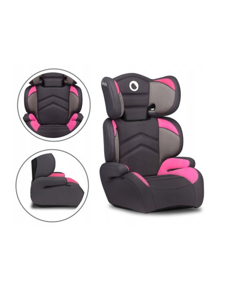 BN-LO-LARS_CANDY_PINK,Lionelo - Scaun auto Lars Candy Spatar detasabil, 15-36 Kg, Conform cu standardul european de securitate E