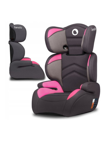 BN-LO-LARS_CANDY_PINK,Lionelo - Scaun auto Lars Candy Spatar detasabil, 15-36 Kg, Conform cu standardul european de securitate E