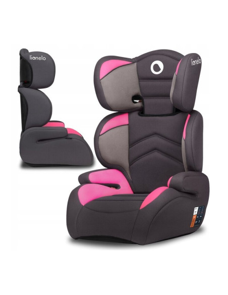 BN-LO-LARS_CANDY_PINK,Lionelo - Scaun auto Lars Candy Spatar detasabil, 15-36 Kg, Conform cu standardul european de securitate E