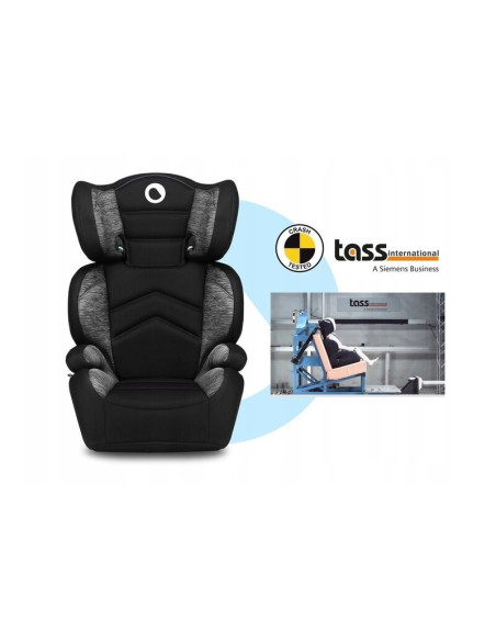 BN-LO-LARS_GRAPHITE,Lionelo - Scaun auto Lars Graphite Spatar detasabil, 15-36 Kg, Conform cu standardul european de securitate 
