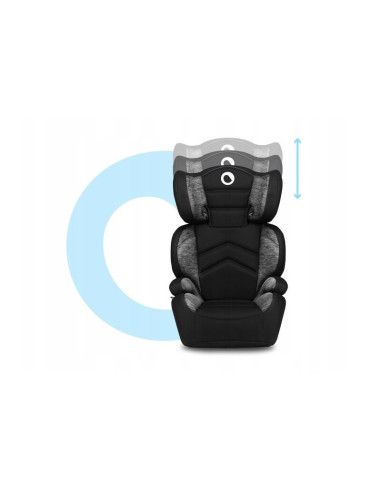 BN-LO-LARS_GRAPHITE,Lionelo - Scaun auto Lars Graphite Spatar detasabil, 15-36 Kg, Conform cu standardul european de securitate 