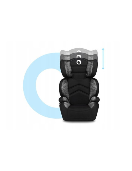 BN-LO-LARS_GRAPHITE,Lionelo - Scaun auto Lars Graphite Spatar detasabil, 15-36 Kg, Conform cu standardul european de securitate 