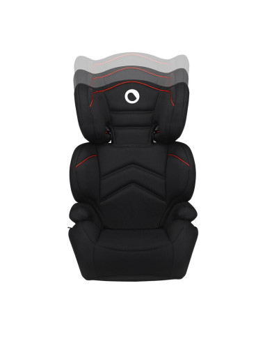 BN-LO-LARS_SPORTY_BLACK,Lionelo - Scaun auto Lars Sporty Spatar detasabil, 15-36 Kg, Conform cu standardul european de securitat