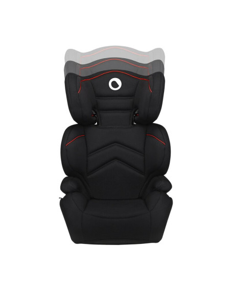 BN-LO-LARS_SPORTY_BLACK,Lionelo - Scaun auto Lars Sporty Spatar detasabil, 15-36 Kg, Conform cu standardul european de securitat