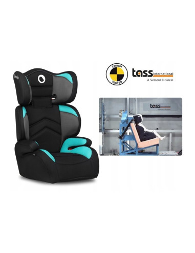 BN-LO-LARS_TURQUOISE,Lionelo - Scaun auto Lars Spatar detasabil, 15-36 Kg, Conform cu standardul european de securitate ECE R44/
