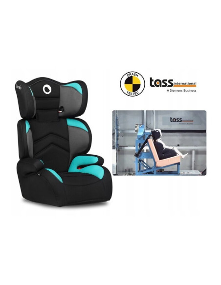 BN-LO-LARS_TURQUOISE,Lionelo - Scaun auto Lars Spatar detasabil, 15-36 Kg, Conform cu standardul european de securitate ECE R44/