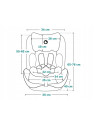 BN-LO-LARS_TURQUOISE,Lionelo - Scaun auto Lars Spatar detasabil, 15-36 Kg, Conform cu standardul european de securitate ECE R44/