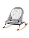 BN-LO-ROSA_STONE_GREY/BLACK,Lionelo - Sezlong Rosa Stone, Pliabil, Spatar reglabil, Pozitie de somn, Rotire 90 grade, din Lemn, 