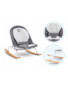 BN-LO-ROSA_STONE_GREY/BLACK,Lionelo - Sezlong Rosa Stone, Pliabil, Spatar reglabil, Pozitie de somn, Rotire 90 grade, din Lemn, 