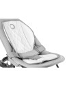 BN-LO-ROSA_STONE_GREY/BLACK,Lionelo - Sezlong Rosa Stone, Pliabil, Spatar reglabil, Pozitie de somn, Rotire 90 grade, din Lemn, 
