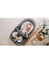 BN-LO-ROSA_STONE_GREY/BLACK,Lionelo - Sezlong Rosa Stone, Pliabil, Spatar reglabil, Pozitie de somn, Rotire 90 grade, din Lemn, 