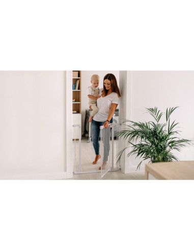 BN-LO-TRUUSSLIM_GREY,Lionelo - Poarta de siguranta prin presiune Truus Slim, 105 cm, Conform cu standardul european de securitat