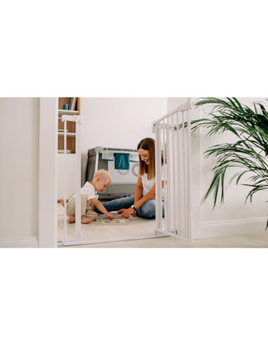 BN-LO-TRUUSSLIM_GREY,Lionelo - Poarta de siguranta prin presiune Truus Slim, 105 cm, Conform cu standardul european de securitat