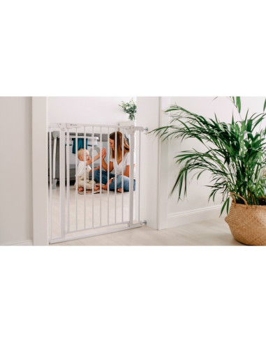 BN-LO-TRUUSSLIM_GREY,Lionelo - Poarta de siguranta prin presiune Truus Slim, 105 cm, Conform cu standardul european de securitat