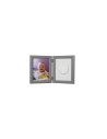 BN-BH_MF_Silver,Baby HandPrint - Kit mulaj Memory Frame, Cu rama foto 13x18 cm, Non-toxic, Conform cu standardul european de sig