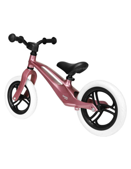 BN-LOE-BART_BUBBLEGUM,Lionelo - Bicicleta usoara Bart, Fara pedale, Cu cadru din magneziu, Cu ghidon si sa reglabile, Greutate 3