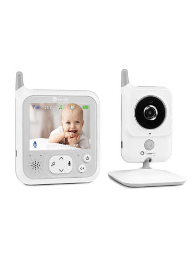 BN-LOC-BABYLINE_7.1,Lionelo - Videofon Babyline 7.1, Cu melodii, Cu lampa inclusa