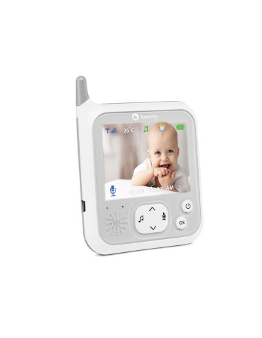 BN-LOC-BABYLINE_7.1,Lionelo - Videofon Babyline 7.1, Cu melodii, Cu lampa inclusa