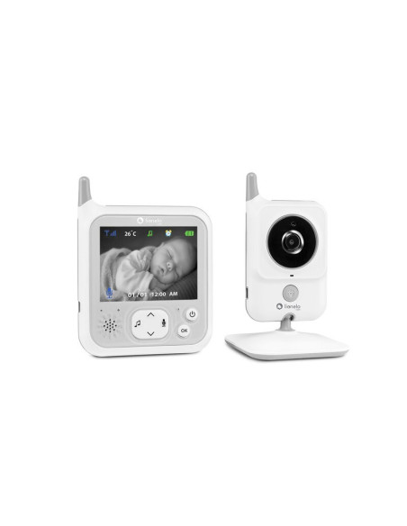 BN-LOC-BABYLINE_7.1,Lionelo - Videofon Babyline 7.1, Cu melodii, Cu lampa inclusa
