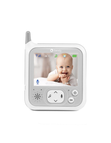 BN-LOC-BABYLINE_7.1,Lionelo - Videofon Babyline 7.1, Cu melodii, Cu lampa inclusa