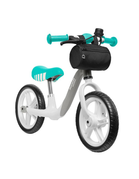 BN-LOE-ARIE_GRAPHITE,Lionelo - Bicicleta usoara fara pedale Arie, Cu claxon, Saculet pentru depozitare, Cu ghidon si sa reglabil
