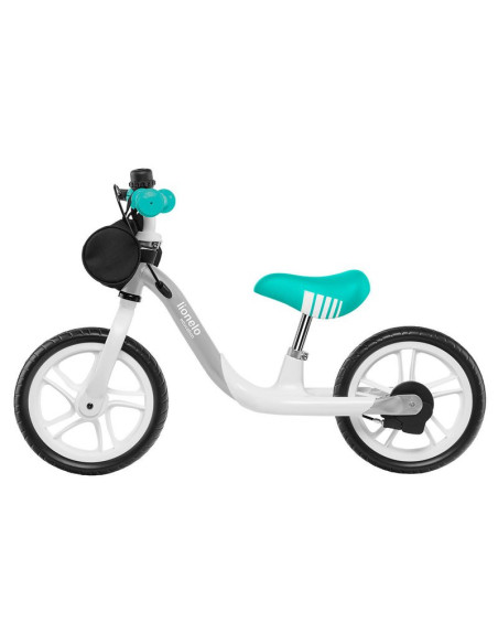 BN-LOE-ARIE_GRAPHITE,Lionelo - Bicicleta usoara fara pedale Arie, Cu claxon, Saculet pentru depozitare, Cu ghidon si sa reglabil