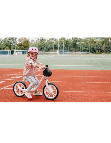 BN-LOE-ARIE_GRAPHITE,Lionelo - Bicicleta usoara fara pedale Arie, Cu claxon, Saculet pentru depozitare, Cu ghidon si sa reglabil