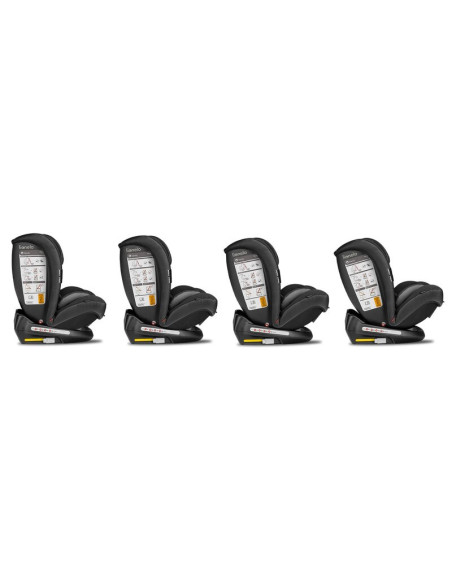 BN-LO-OLIVER_CARBON,Lionelo - Scaun auto Oliver Carbon Spatar reglabil, Protectie laterala, Top Tether, 9-36 Kg, cu Isofix, Conf