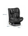 BN-LO-OLIVER_CARBON,Lionelo - Scaun auto Oliver Carbon Spatar reglabil, Protectie laterala, Top Tether, 9-36 Kg, cu Isofix, Conf