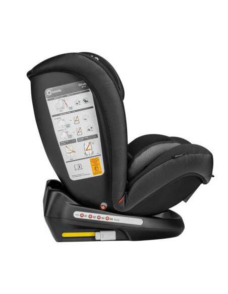 BN-LO-OLIVER_CARBON,Lionelo - Scaun auto Oliver Carbon Spatar reglabil, Protectie laterala, Top Tether, 9-36 Kg, cu Isofix, Conf