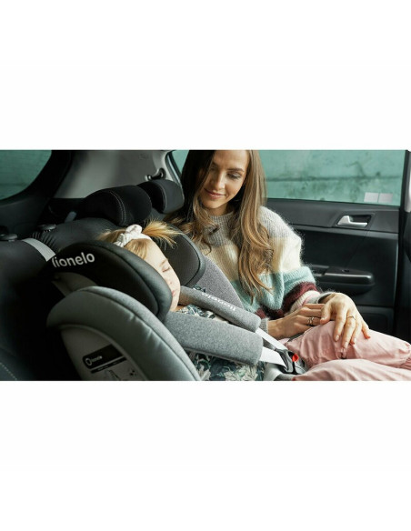 BN-LO-OLIVER_CARBON,Lionelo - Scaun auto Oliver Carbon Spatar reglabil, Protectie laterala, Top Tether, 9-36 Kg, cu Isofix, Conf