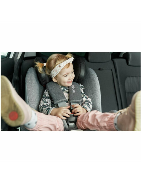 BN-LO-OLIVER_CARBON,Lionelo - Scaun auto Oliver Carbon Spatar reglabil, Protectie laterala, Top Tether, 9-36 Kg, cu Isofix, Conf