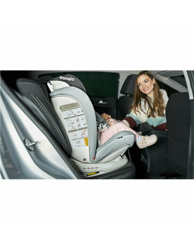 BN-LO-OLIVER_CARBON,Lionelo - Scaun auto Oliver Carbon Spatar reglabil, Protectie laterala, Top Tether, 9-36 Kg, cu Isofix, Conf