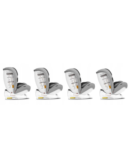BN-LO-OLIVER_STONE,Lionelo - Scaun auto Oliver Stone Spatar reglabil, Protectie laterala, Top Tether, 9-36 Kg, cu Isofix, Confor