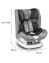 BN-LO-OLIVER_STONE,Lionelo - Scaun auto Oliver Stone Spatar reglabil, Protectie laterala, Top Tether, 9-36 Kg, cu Isofix, Confor