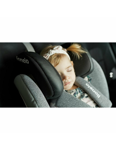 BN-LO-OLIVER_STONE,Lionelo - Scaun auto Oliver Stone Spatar reglabil, Protectie laterala, Top Tether, 9-36 Kg, cu Isofix, Confor